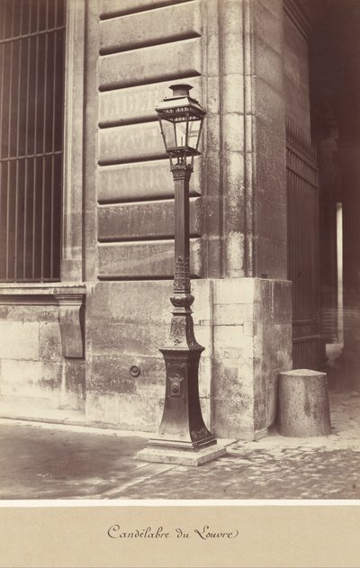 Candelabrum of the Louvre by Charles Marville